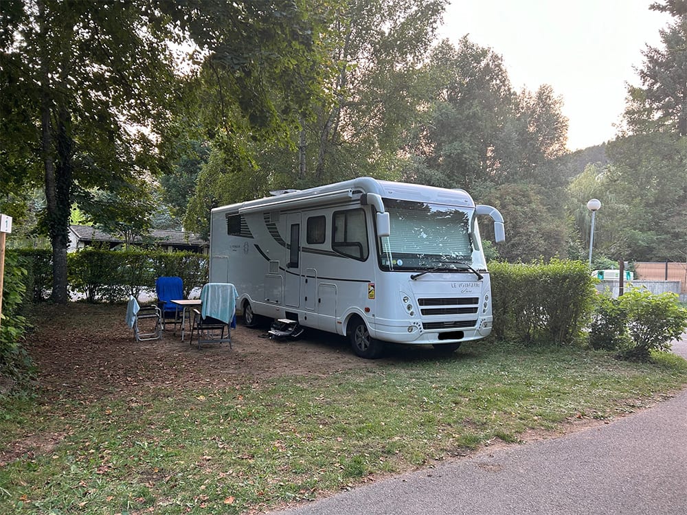 Emplacement caravane camping Gévaudan