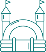 Structure gonflable camping gévaudan