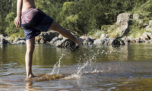 Baignade proche camping Gévaudan