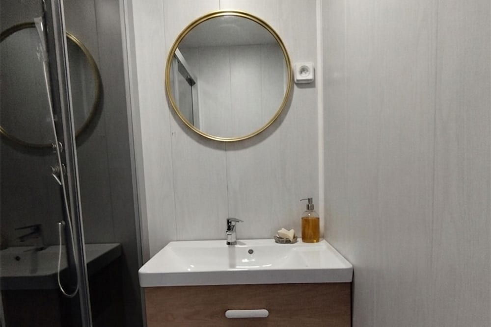 Chalets Premium Salle de bain Camping Gévaudan Aubrac