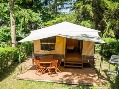 Tentes lodges Camping Gévaudan Aubrac